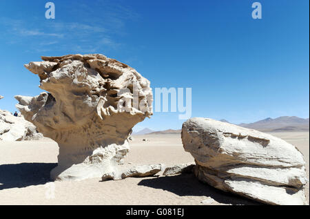 Arbol de Piedra Felsformation im Südwesten Boliviens Atacama-Wüste Stockfoto