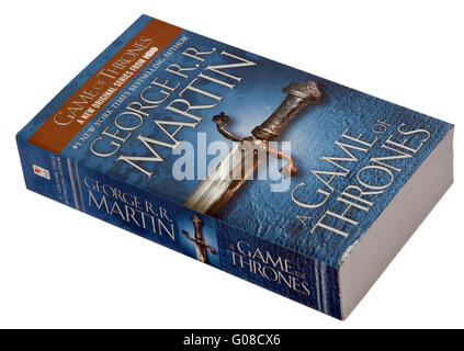 Ein Spiel der Throne Buch 1 ein Lied von Eis und Feuer von George RR Martin Stockfoto