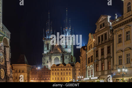 Platz der alten Stadt in Prag Stockfoto