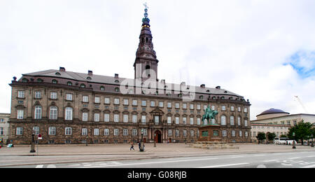 Christiansborg - der königliche Palast in Kopenhagen Stockfoto