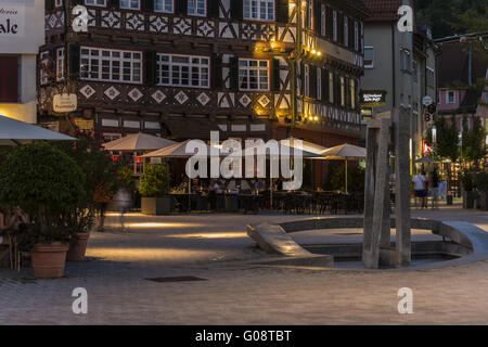 Hotel Post in Nagold Stockfoto