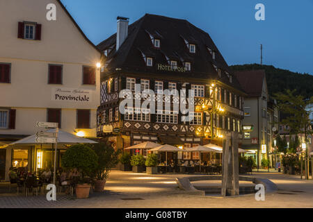 Hotel Post in Nagold Stockfoto