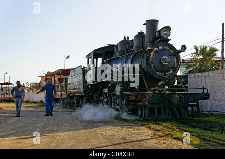 Dampf-Lokomotive, José Smith Comas, Kuba Stockfoto
