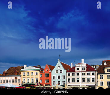 Tallinn, Estland. Bright multicolor befindet sich auf der Stockfoto