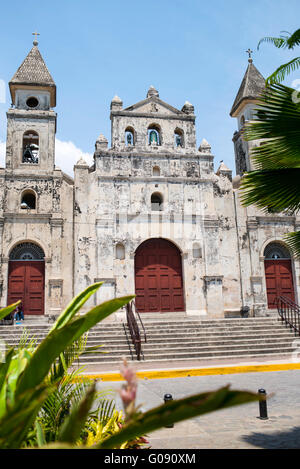 Granada Nicaragua unserer lieben Frau von Guadalupe-katholische Kirche Stockfoto