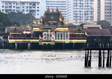 Hean Boo Thean Kuanyin chinesischen buddhistischen Tempel in Clan Molen, Georgetown, Malaysia, Penang Stockfoto