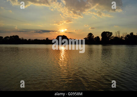 Sonnenuntergang Stockfoto