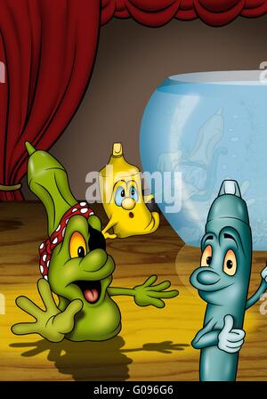 Tipp Filzstifte Stockfoto