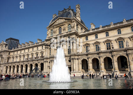 Louvre Stockfoto