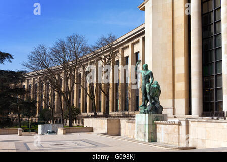 Skulptur des Herakles (Herkules) in der Nähe von Museen buil Stockfoto