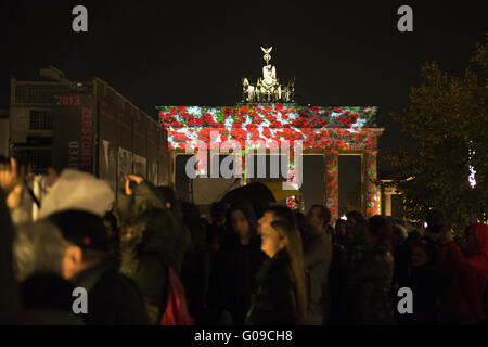 Offizielle Schreiben des Festival des Lichts. Stockfoto