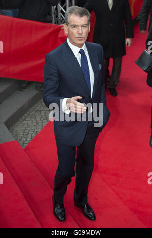 Ein langer Weg nach unten in den Berlinale roten Teppich Stockfoto