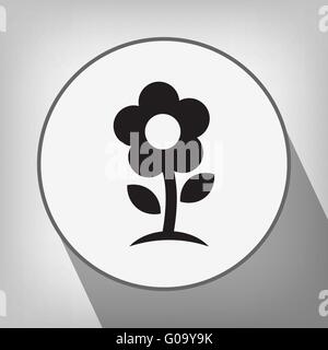 Blume-Symbol Stock Vektor