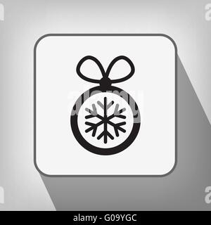 Christmas Ball Symbol Stock Vektor