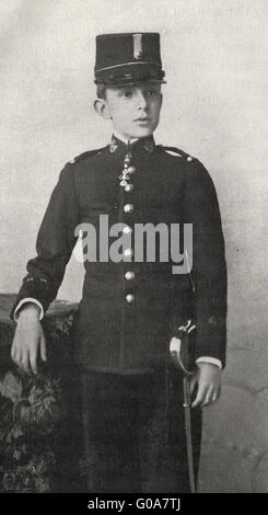 Don Alfonso XIII., König von Spanien während des Spanisch-Amerikanischen Krieges Stockfoto