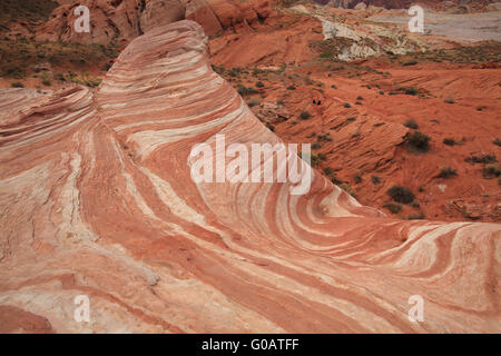 Valley of Fire Wave Stockfoto