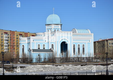 Synagoge "Beit Rachel Khabad Lyubavitch" in Astana, Kasachstan Stockfoto