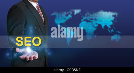 SEO-Business-Konzept Stockfoto