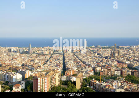 Barcelona, Stadtbild Stockfoto