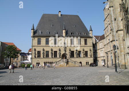 Das Rathaus in Osnabrück Stockfoto