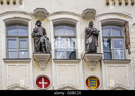 St. Canutus Gildenhalle Pikk Street Tallinn Estland Stockfoto