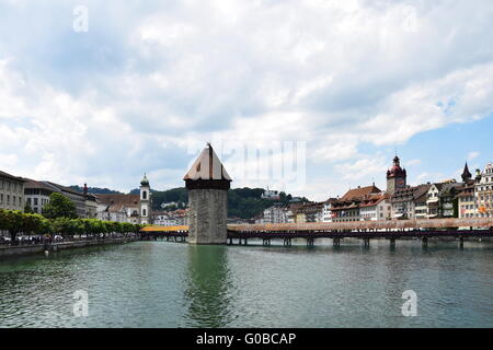 Luzern-Schweiz Stockfoto