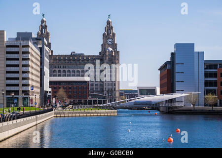 Fürsten Dock, Liverpool, Merseyside, England, Vereinigtes Königreich Stockfoto