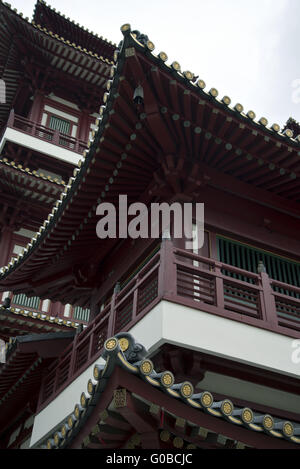 Buddha Tooth Relic Temple, Chinatown, Singapur Stockfoto