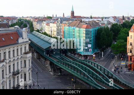 Prenzlauer Berg, U-Bahnstation (Berlin) Stockfoto