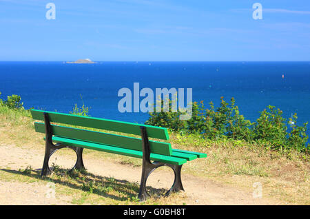 Aussichtspunkt am Ärmelkanal, Frankreich Stockfoto