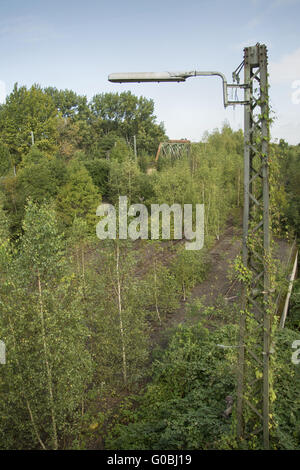 Geschlossene Frachtbereich in Dortmund-Huckarde, Deutschland Stockfoto