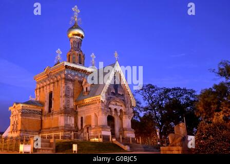 russische Kapelle Darmstadt Stockfoto