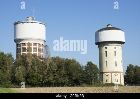 Wassertürme in Hamm, Deutschland Stockfoto