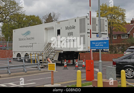 Mobile MRT-scanner Stockfoto