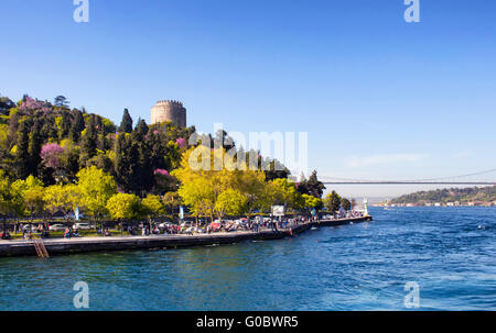 "Rumeli Hisari" in Istanbul Stockfoto