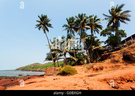 Goa-Küste Stockfoto