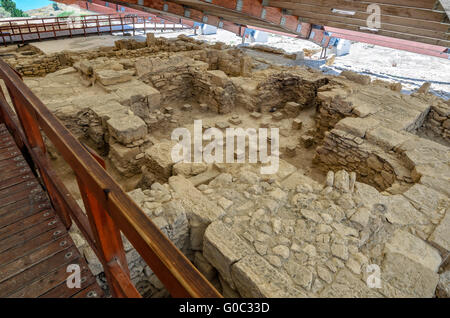 Ruinen des Eustolios Haus in Kourion auf Zypern Stockfoto