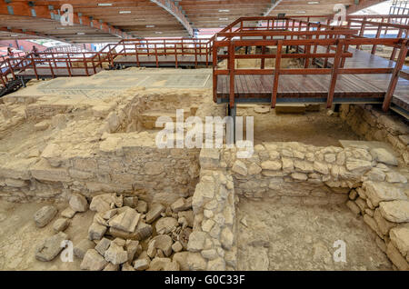 Ruinen des Eustolios Haus in Kourion auf Zypern Stockfoto