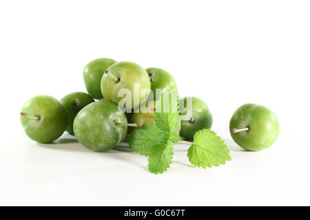 frische Mirabellen Stockfoto