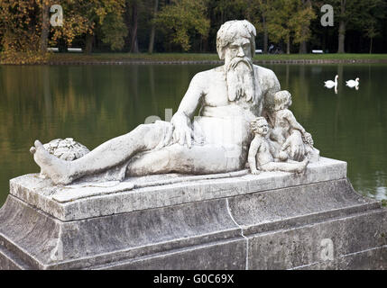 Skulptur im Schlosspark, Nordkirchen, Deutschland Stockfoto