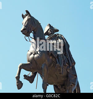 Reiterstandbild Friedrich der große Berlin-Keim Stockfoto