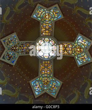 Kirche St. Peter in Gallicantu. Israel. Stockfoto