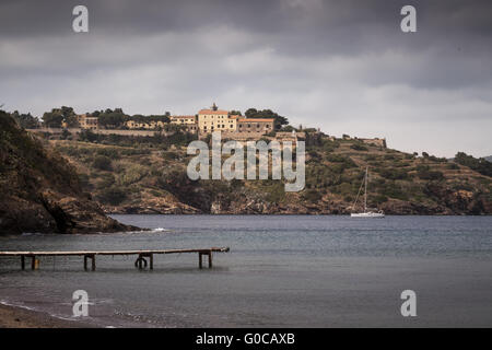 Porto Azzurro, Terranera, Rest der Bogen be- Stockfoto