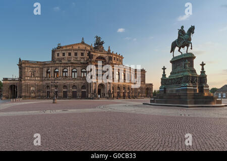 Die Semperoper in Dresden Stockfoto