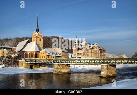 Kirche in Gera-Deutschland Stockfoto