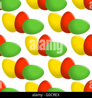 Osterei Musterdesign. Stockfoto