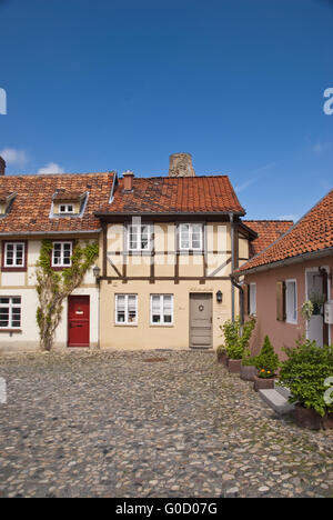 Gebäude in Quedlinburg, Deutschland Stockfoto