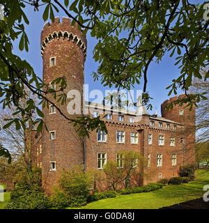 Blick auf die Burg in Kempen, niedrigere Rhein, Deutschland Stockfoto