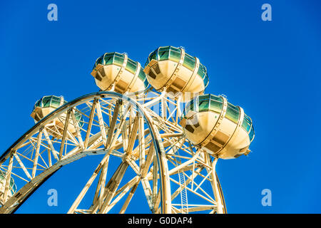 Schließen Sie herauf Bild der Melbourne Star Vergnügungspark-Attraktion in Melbourne Australien Stockfoto