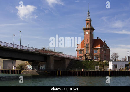 altes Hafenamt Dortmund Stockfoto